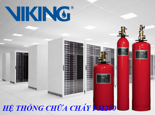 Chữa cháy khí FM200 VIKING