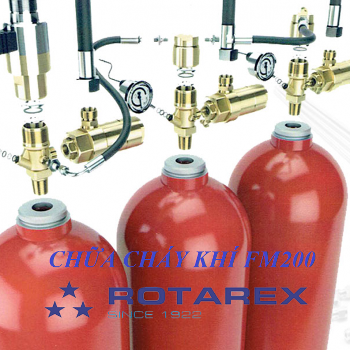Chữa Cháy Khí FM-200 Rotarex Tiêu chuẩn UL,FM